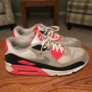 Nike Men’s Air Max 90 Infrared size 15